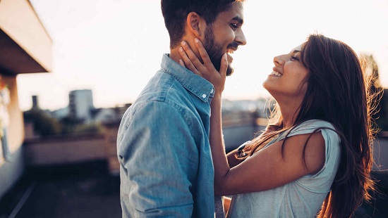 la pasin en una pareja joven