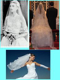 Origen y significado del vestido y velo de novia